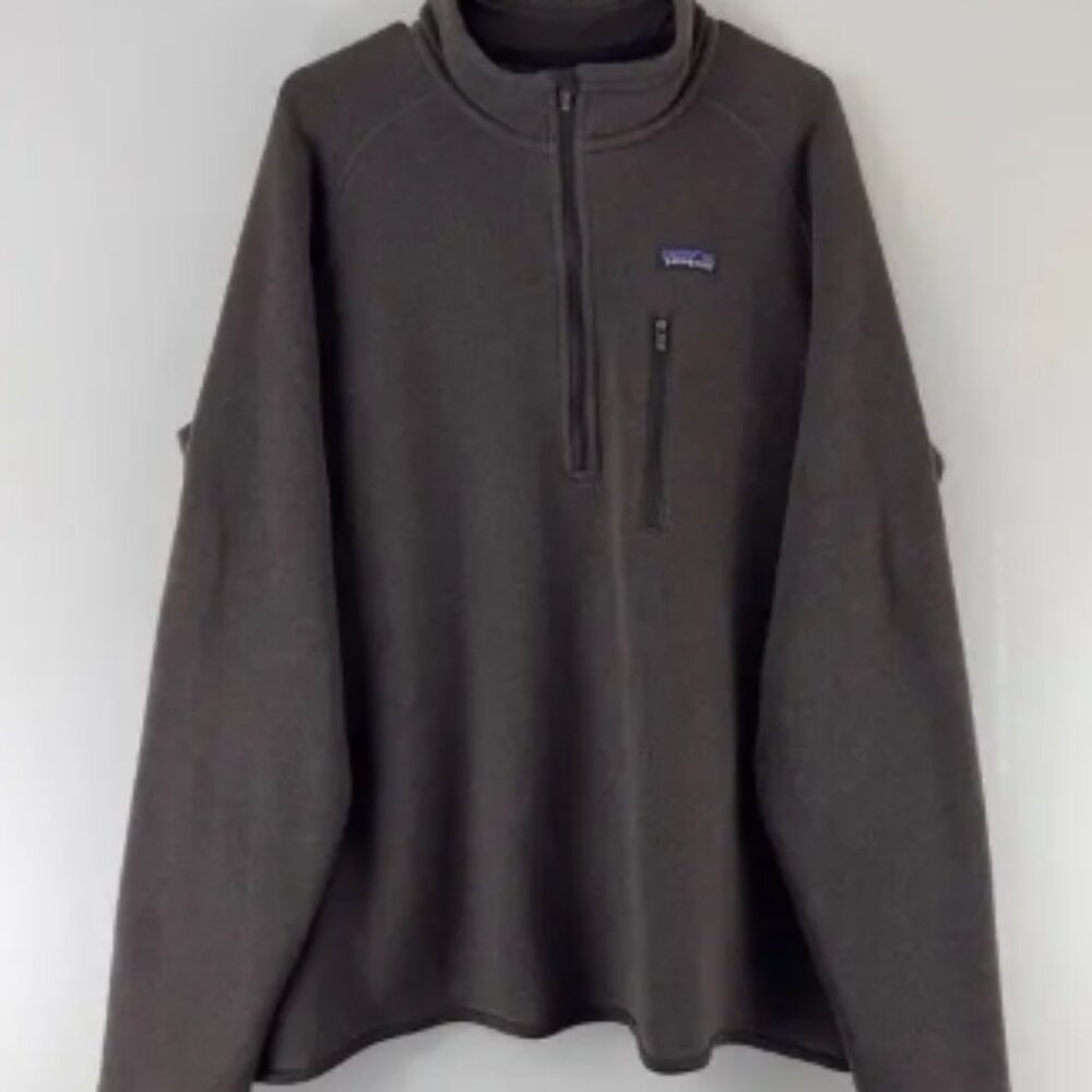 Patagonia Better Sweater 1/4 zip fleece brown pullover
